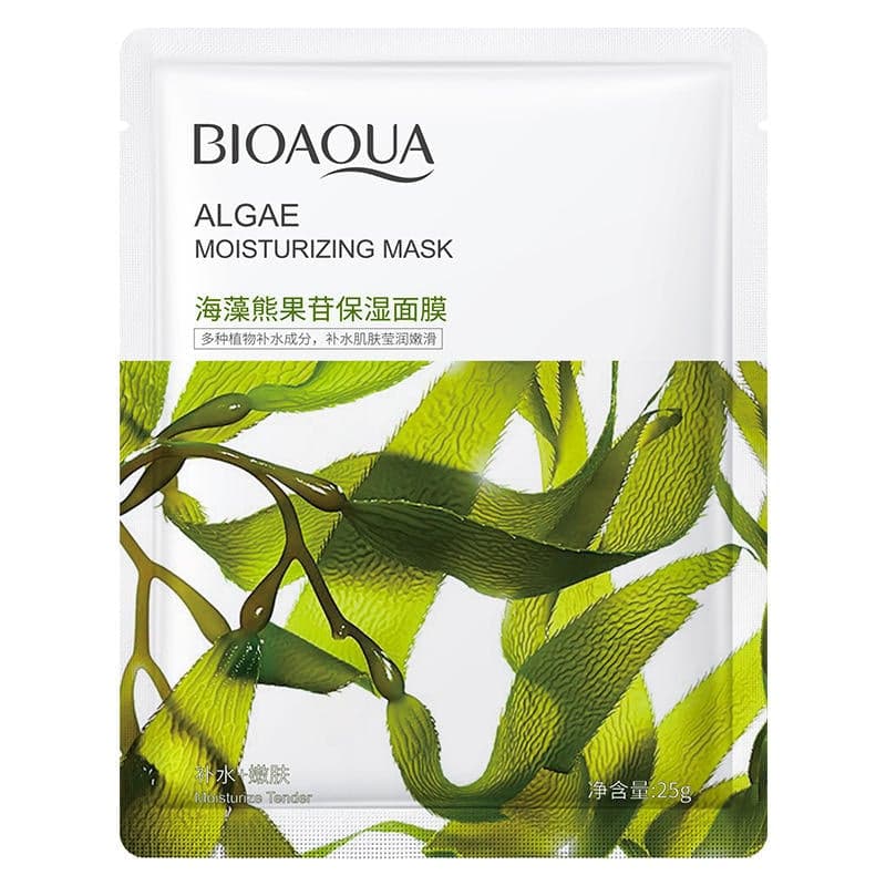 ماسک ورقهای جلبک بیوآکوا 25گرم BIOAQUA ALGAE MOISTURIZING MASK