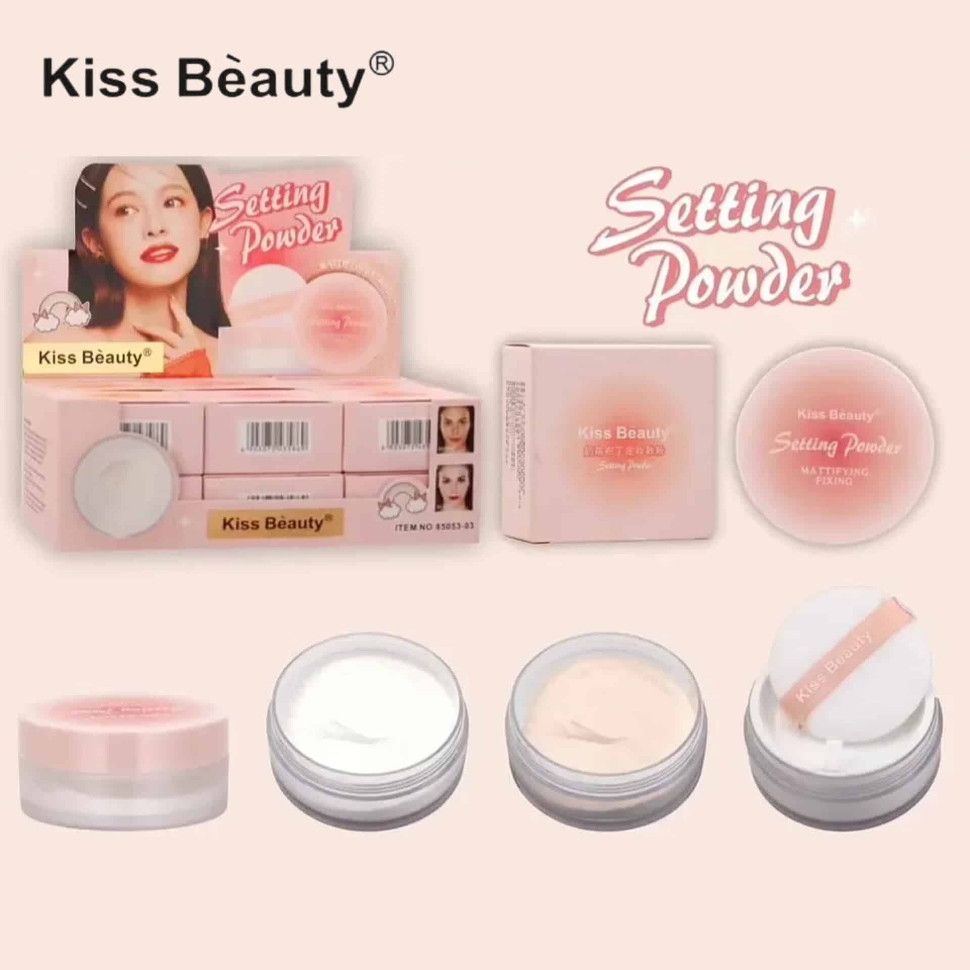 پودر فیکس کیس بیوتی اورجینال 10گرم KissBeauty Setting Powder