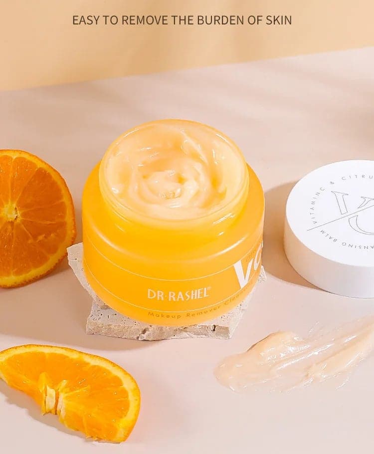 بالم پاک‌کننده آرایش ویتامین سی و روغن مرکبات دکتر راشل ۱۰۰ گرم اصل | DR.RASHEL VitaminC Citrus Oil Cleansing Balm — تصویر ۱۲
