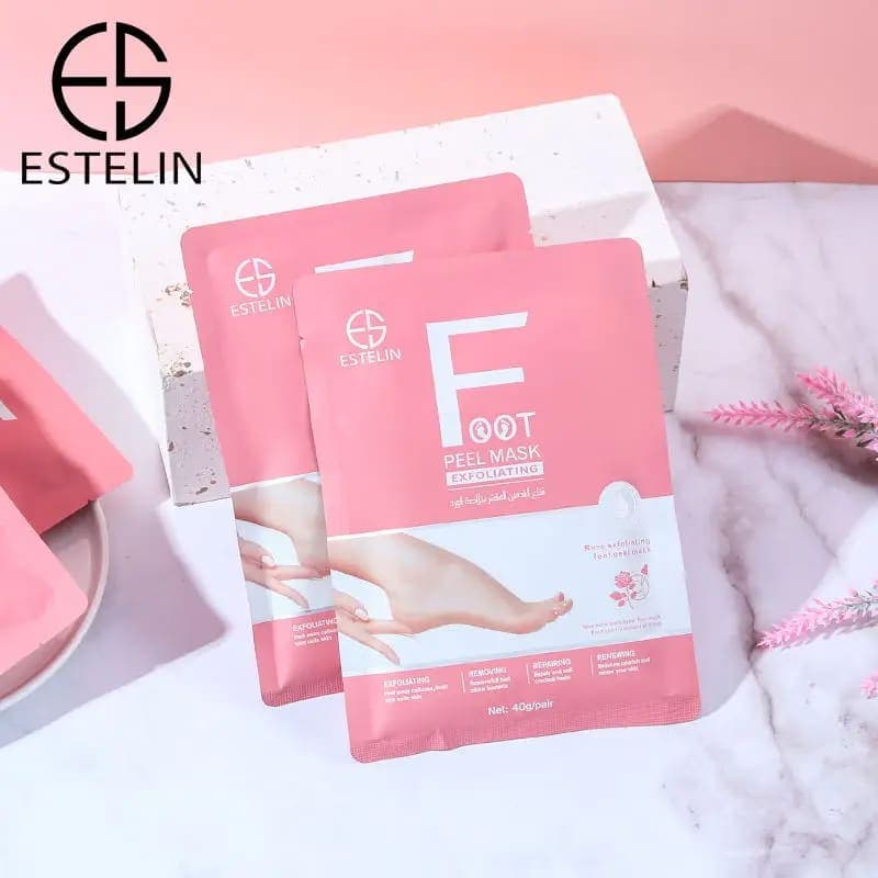 ماسک پا لایه بردار رز استلین اورجینال 40گرم ESTELIN Rose Exfoliating Foot Peel Mask — تصویر ۷