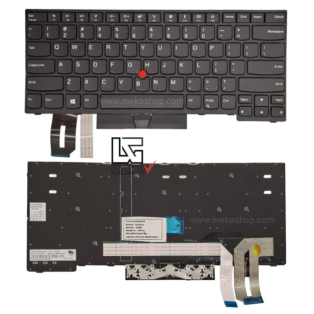 کیبورد لپ تاپ لنوو Lenovo ThinkPad E480 با موس