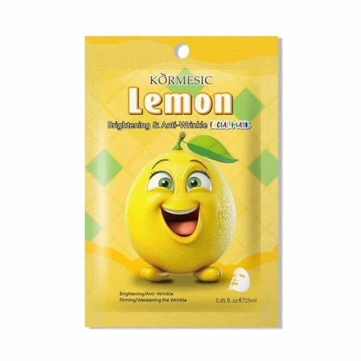 ماسک ورقه ای لیمو کورمسیک KORMESIC LEMON Facial Mask