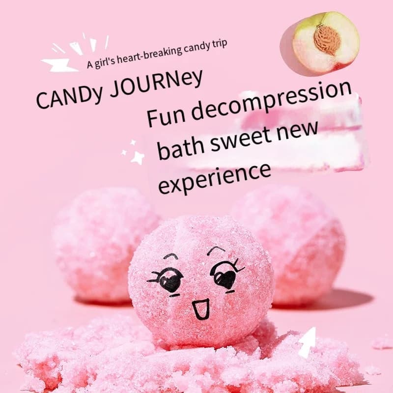 اسکراب توپی آدامسی بیبی پاودر 120گرم Baby Powder Scrub Ball — تصویر ۱۰