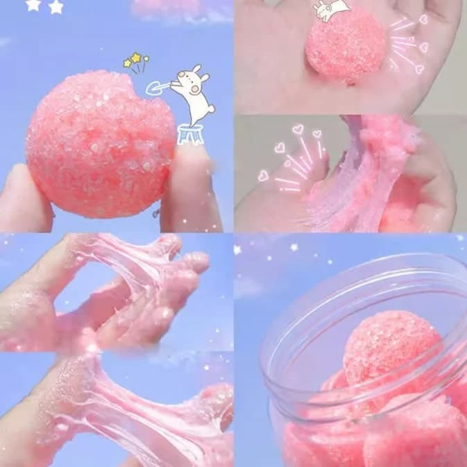 اسکراب توپی آدامسی بیبی پاودر 120گرم Baby Powder Scrub Ball — تصویر ۹
