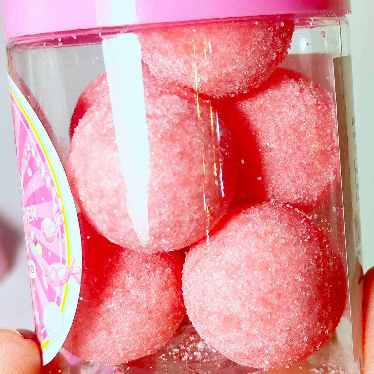 اسکراب توپی آدامسی بیبی پاودر 120گرم Baby Powder Scrub Ball — تصویر ۶