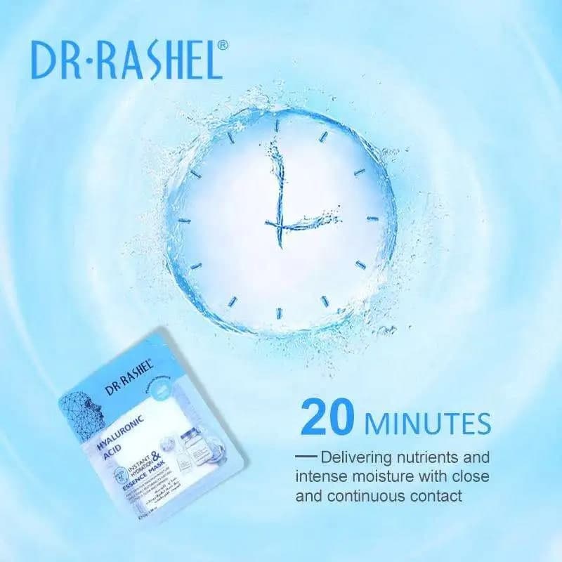 ماسک ورقه ای هیالورنیک اسید دکتر راشل 25گرم Dr.Rashel Hyaluronic Acid Instant Hydration & Essence Mask — تصویر ۱۱