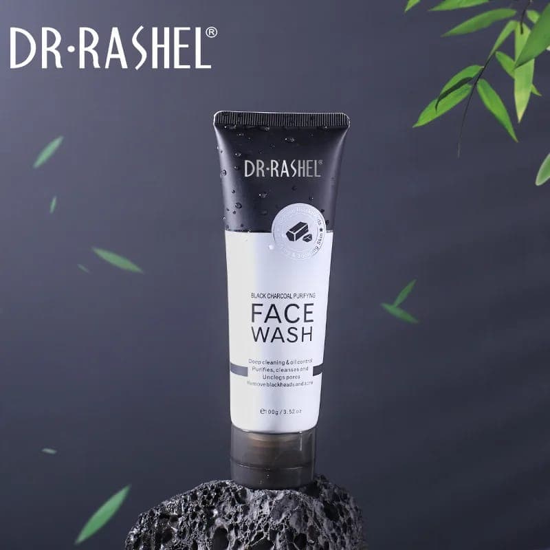 فیس واش زغال فعال دکتر راشل ضد جوش 100گرم DR.RASHEL Black Charcoal Purifying face wash