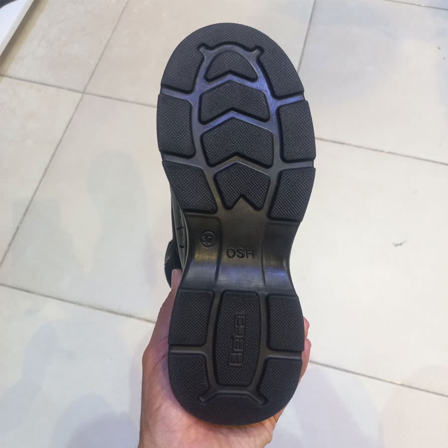 کفش نیم بوت کاپشنی دخترانه مشکی کد 4566 — تصویر ۷