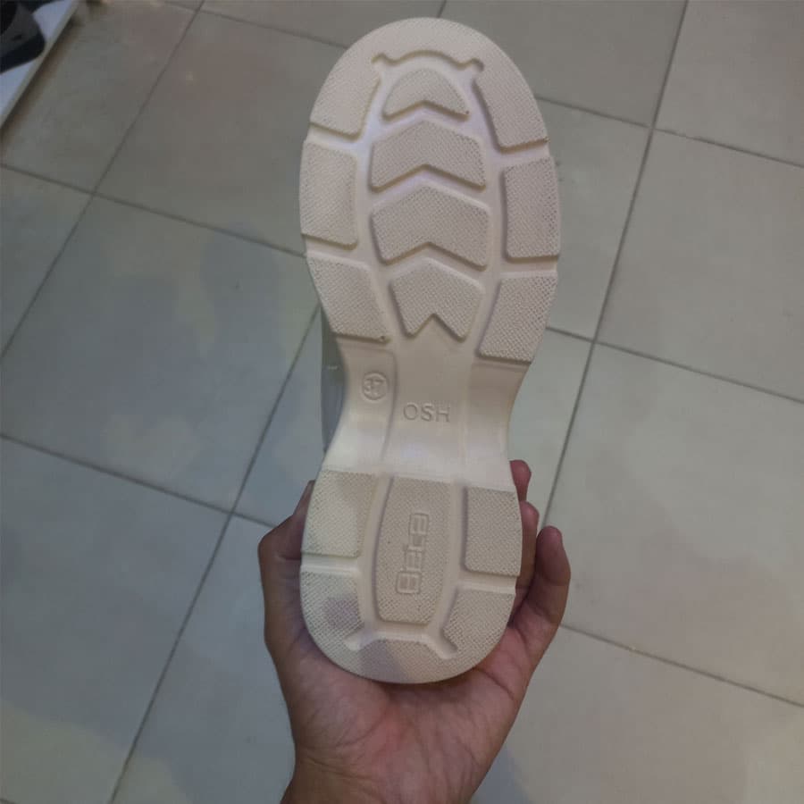 کفش نیم بوت کاپشنی دخترانه کرم کد h4565 — تصویر ۵