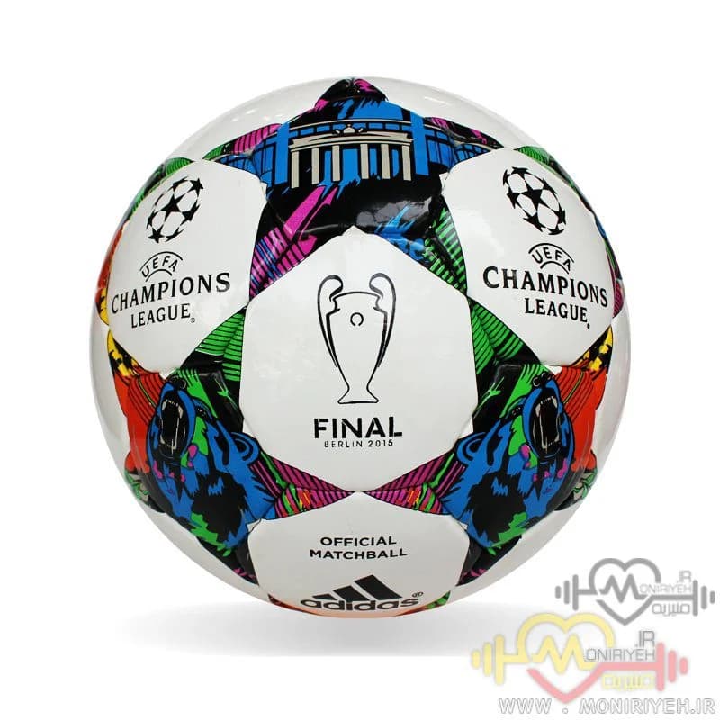 توپ فوتبال دوختی پاکستانی اورجینال UEFA Champions League — تصویر ۴