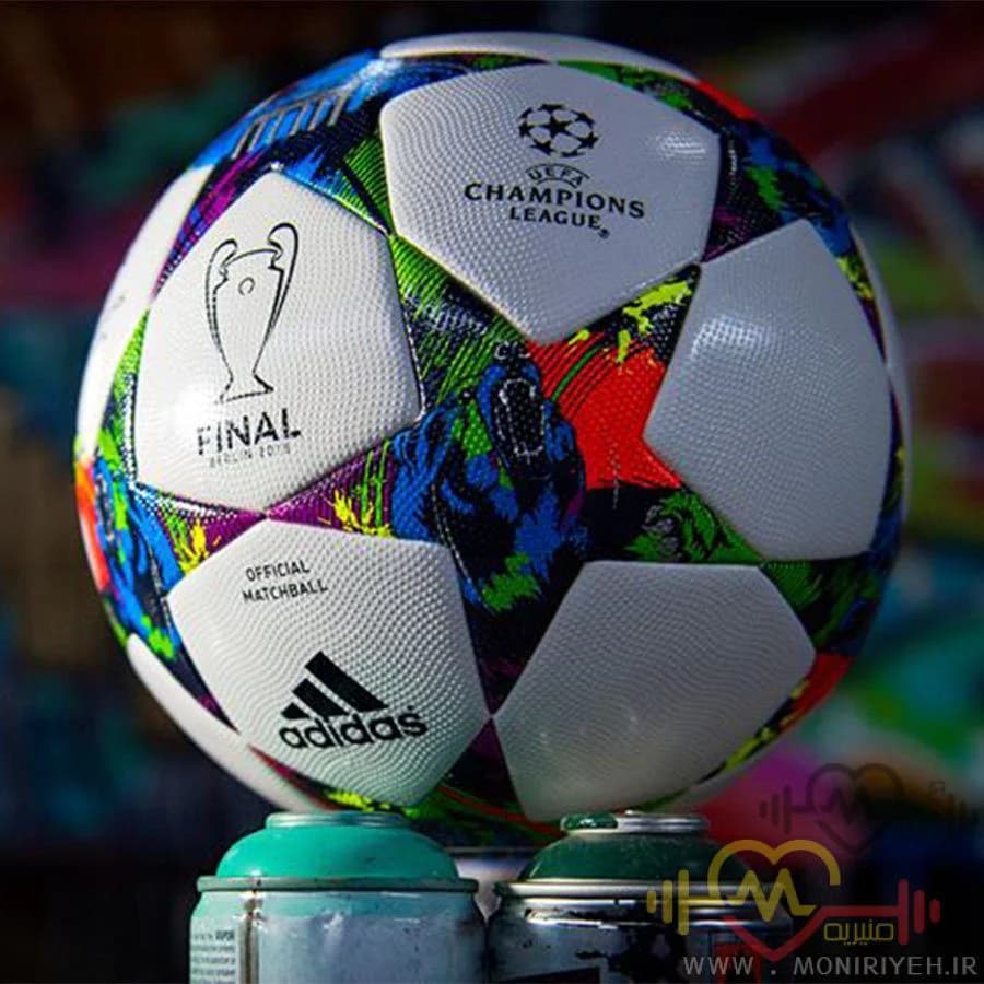 توپ فوتبال دوختی پاکستانی اورجینال UEFA Champions League — تصویر ۳