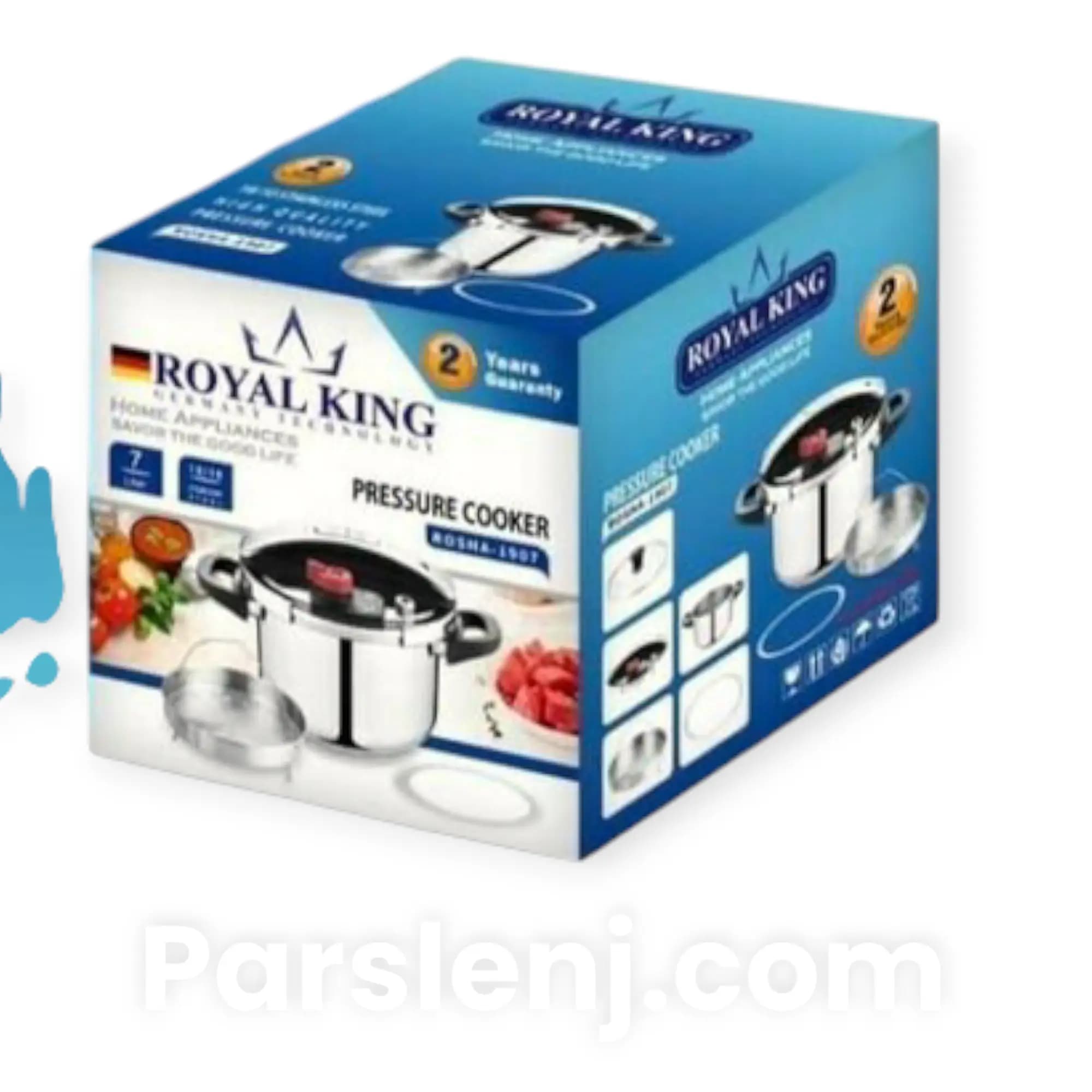 زودپز اجاقی 4 چهار لیتری کلیپسی رویال کینگ مدل ROSHA-1604 — تصویر ۶