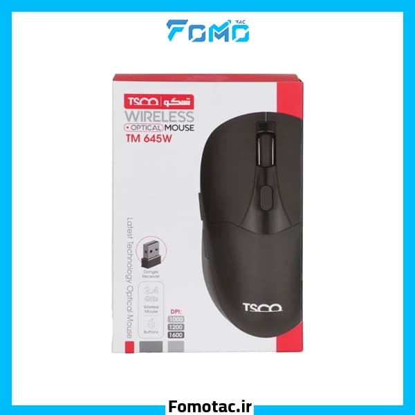 موس بی سیم تسکو (TSCO) مدل TM 645 W — تصویر ۳