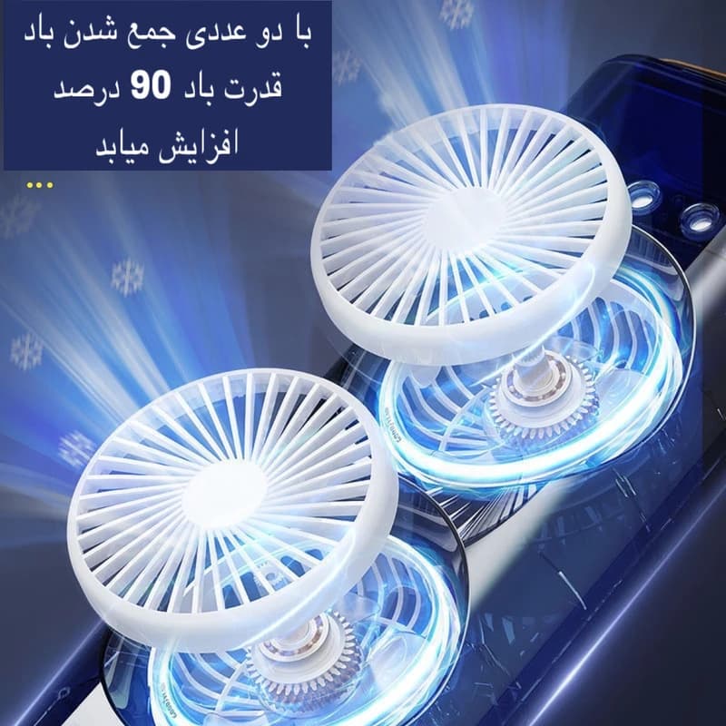 پنکه رومیزی مه پاش مدل دو فن — تصویر ۴