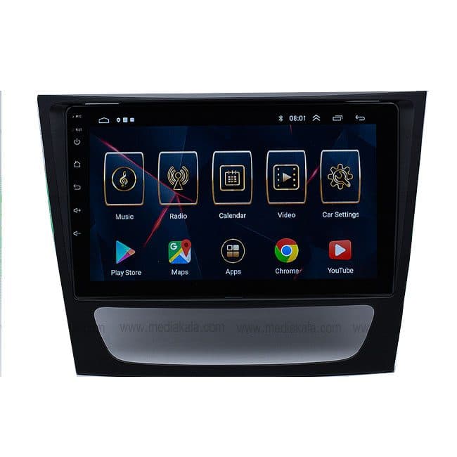 پخش فابریک و مانیتور خودرو بنز C2009 اندروید BENZ C2009 — تصویر ۲