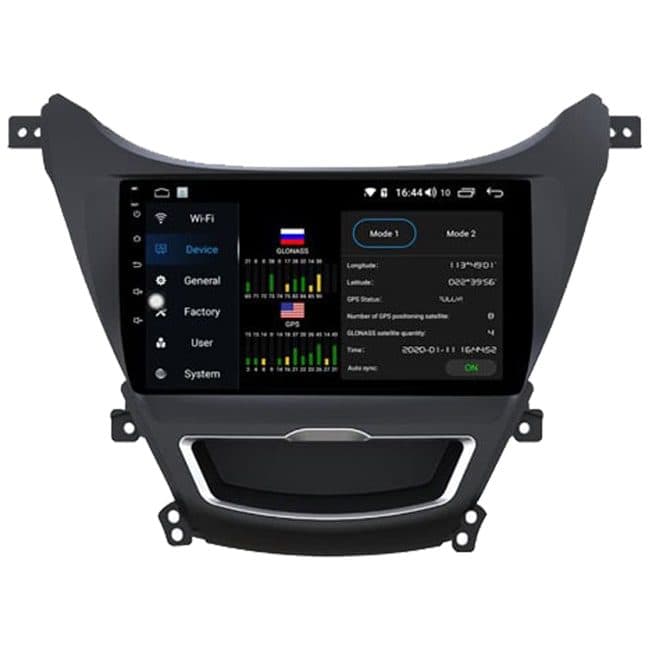پخش فابریک خودرو و مانیتور ماشین هیوندا النترا 2015 آندرویدی Hyundai Elantra مدل C700Pro — تصویر ۴