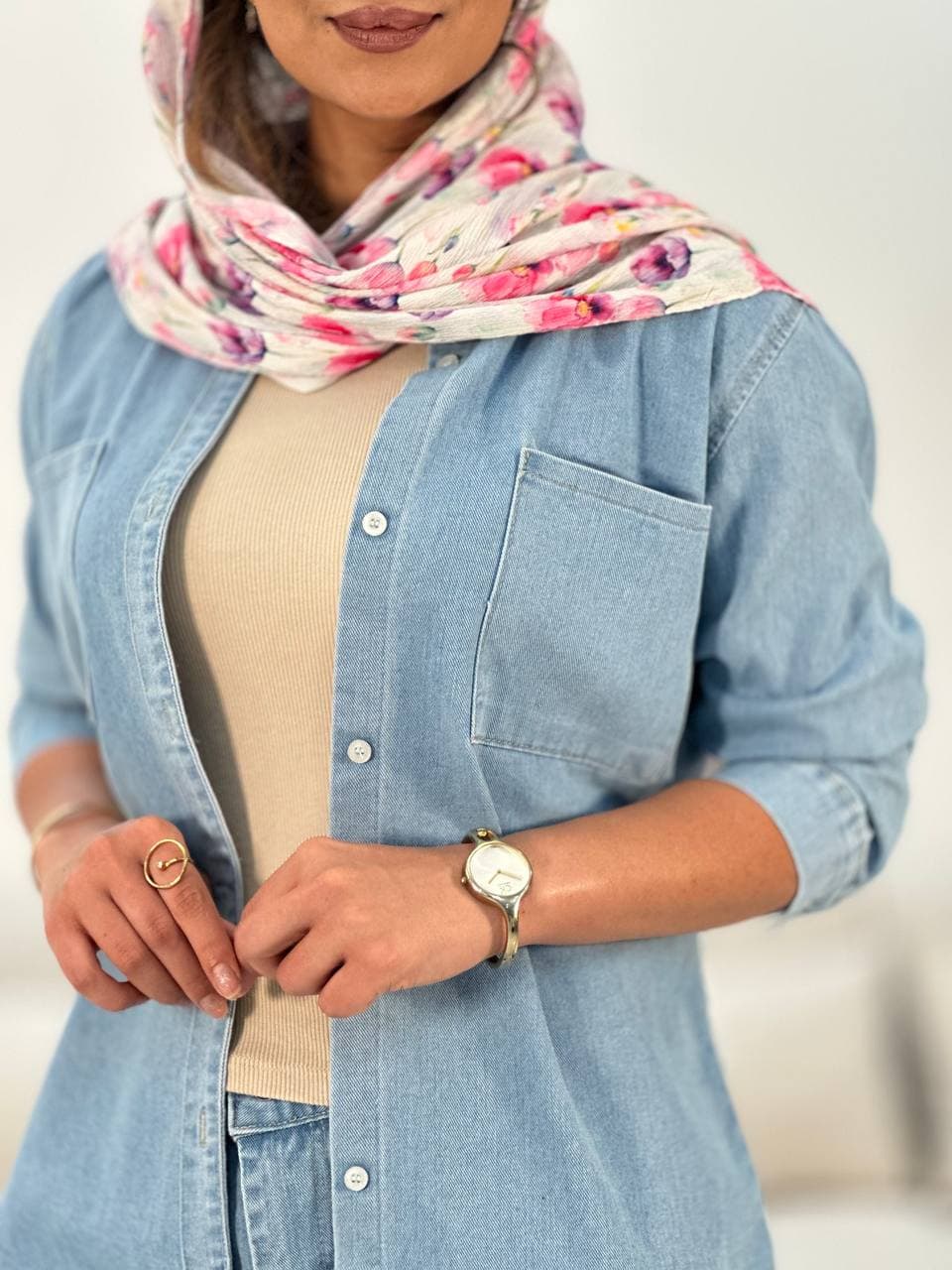 مانتو جین آسمان کد te87566
