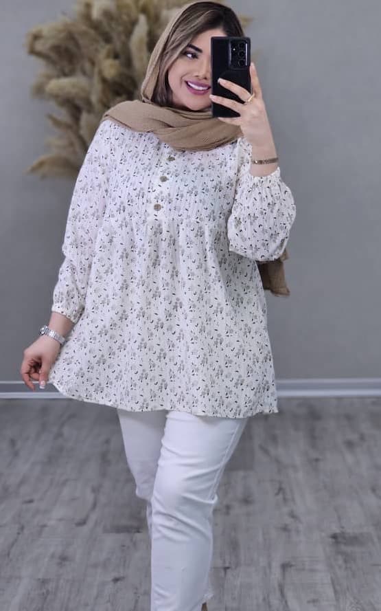 شومیز عروسکی بهار کد te84458