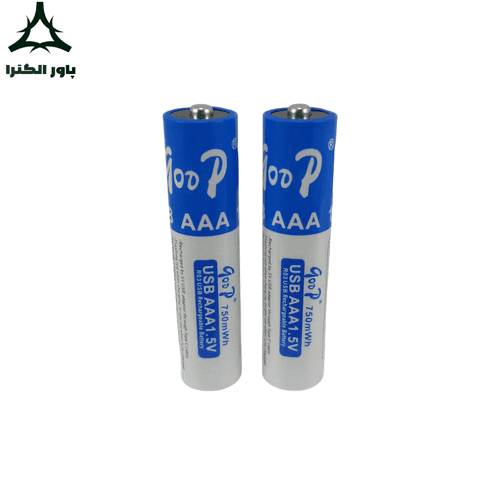 باتری نیم قلمی شارژی qoop 1.5V 750mWh — تصویر ۱۲