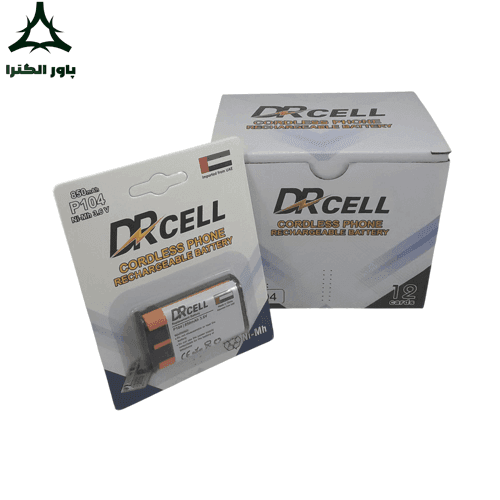 باتری تلفنی DR CELL P104 850mAh 3.6V | بسته 12 کارتی