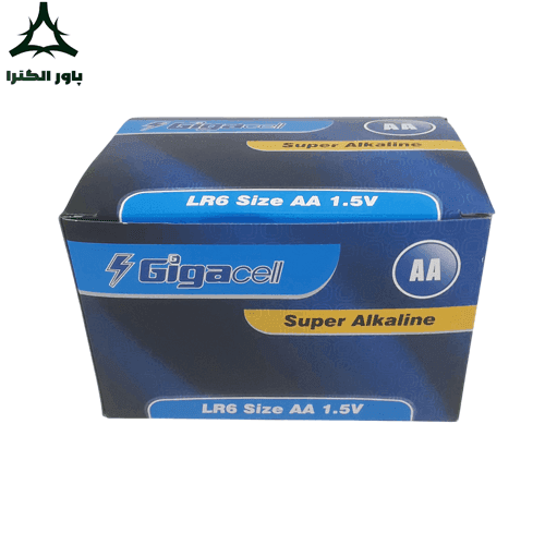 باتری قلمی 1.5 ولت سوپر آلکالاین گیگاسل Gigacell | بسته 12 کارتی | 24 عددی — تصویر ۶