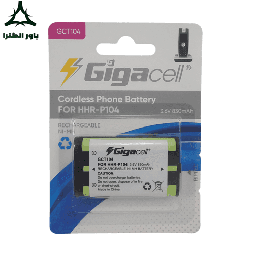 باتری شارژی 3.6V 830mAh 104 گیگاسل Gigacell