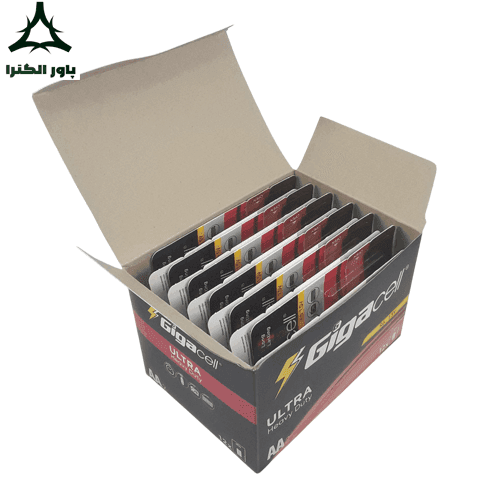 باتری قلمی 1.5 ولت گیگاسل Gigacell | بسته 12 کارتی | 24 عددی — تصویر ۷