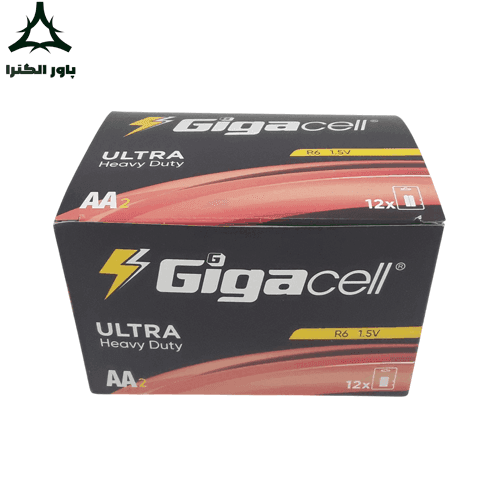 باتری قلمی 1.5 ولت گیگاسل Gigacell | بسته 12 کارتی | 24 عددی — تصویر ۳