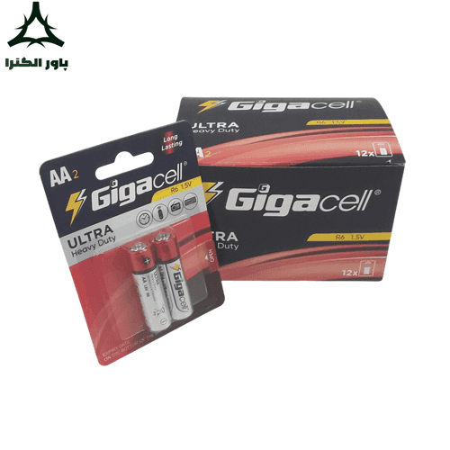 باتری قلمی 1.5 ولت گیگاسل Gigacell | بسته 12 کارتی | 24 عددی