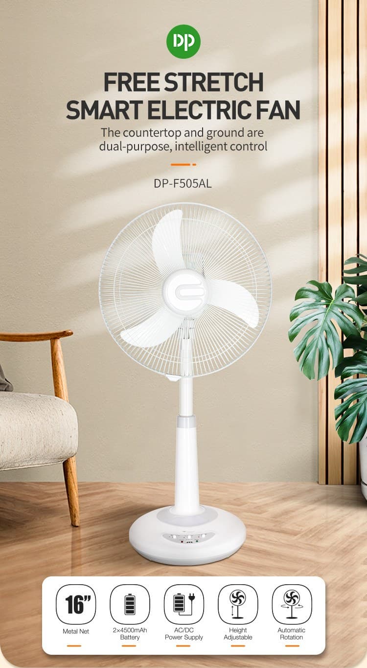 پنکه شارژی دی پی مدل DP-F505AL