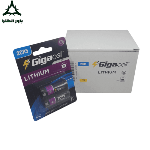 باتری لیتیومی 6V 2CR5 گیگاسل Gigacell — تصویر ۵