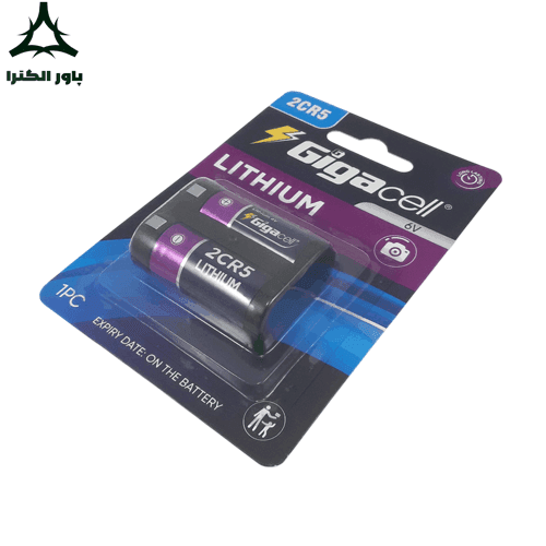 باتری لیتیومی 6V 2CR5 گیگاسل Gigacell — تصویر ۴