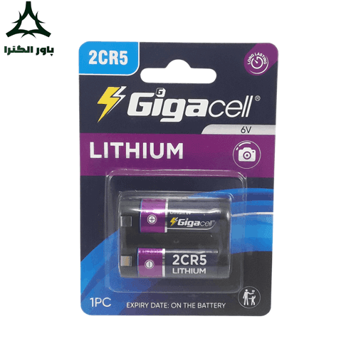 باتری لیتیومی 6V 2CR5 گیگاسل Gigacell