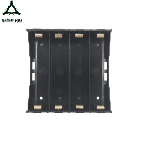 خشاب باتری 18650 روبردی چهار تایی DIP | بسته 20 عددی