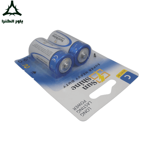 باتری 1.5V سایز C سان شاین Sun Shine | کارت 2 عددی — تصویر ۵