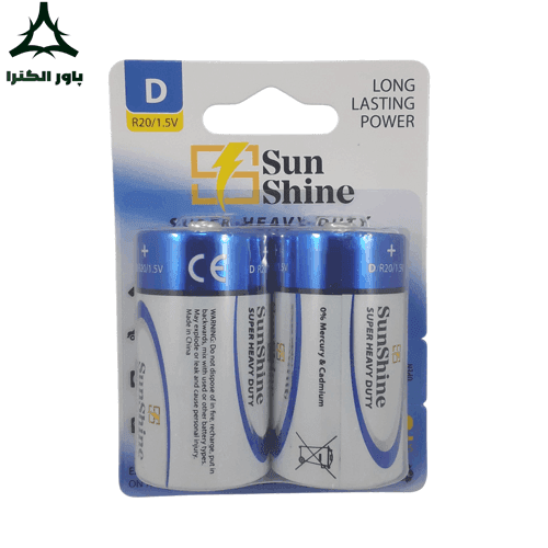 باتری 1.5V سایز C سان شاین Sun Shine | کارت 2 عددی — تصویر ۶