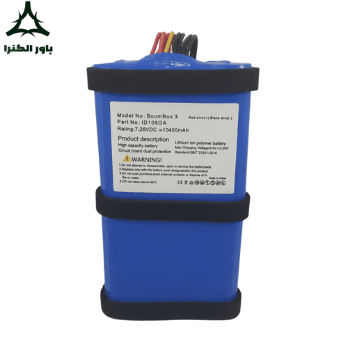 باتری لیتیوم یون پلیمر 7.26V 10400mAh | مدل BoomBox3 — تصویر ۷