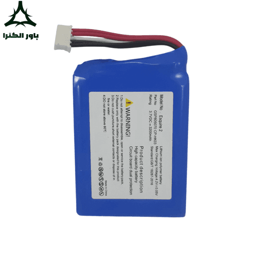 باتری لیتیوم یون پلیمر 3.7V 3200mAh | مدل Esquire 2