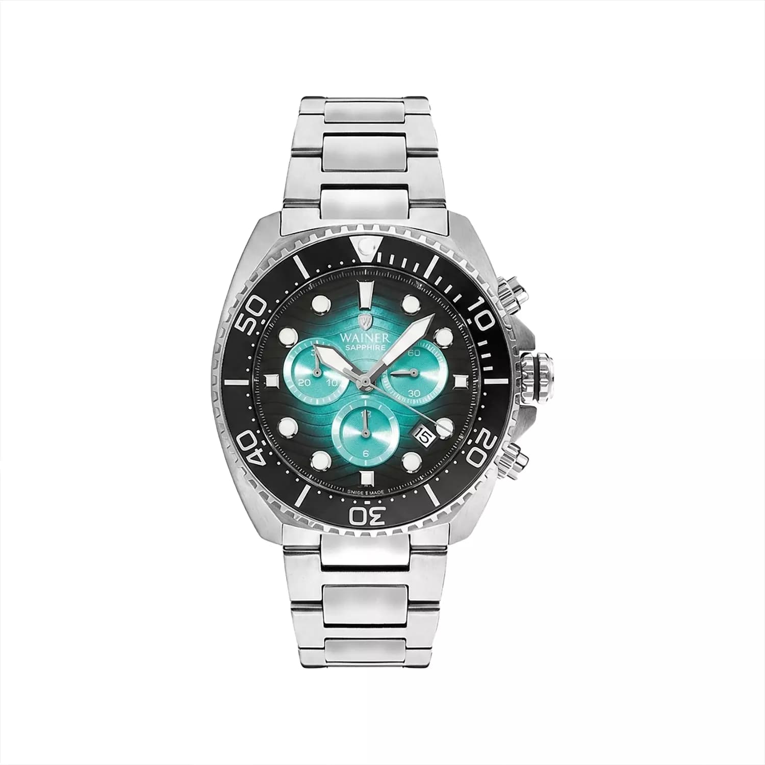 ساعت مچی واینر مردانه فلزی صفحه تیفانی کرنوگراف WA-10300-A