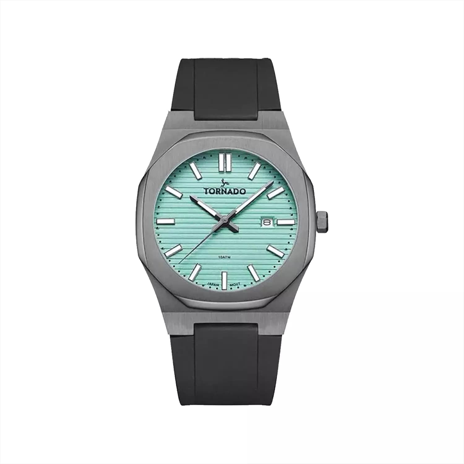 ساعت مچی مردانه تورنادو رابر مشکی صفحه تیفانی T22002-XSBL — تصویر ۲