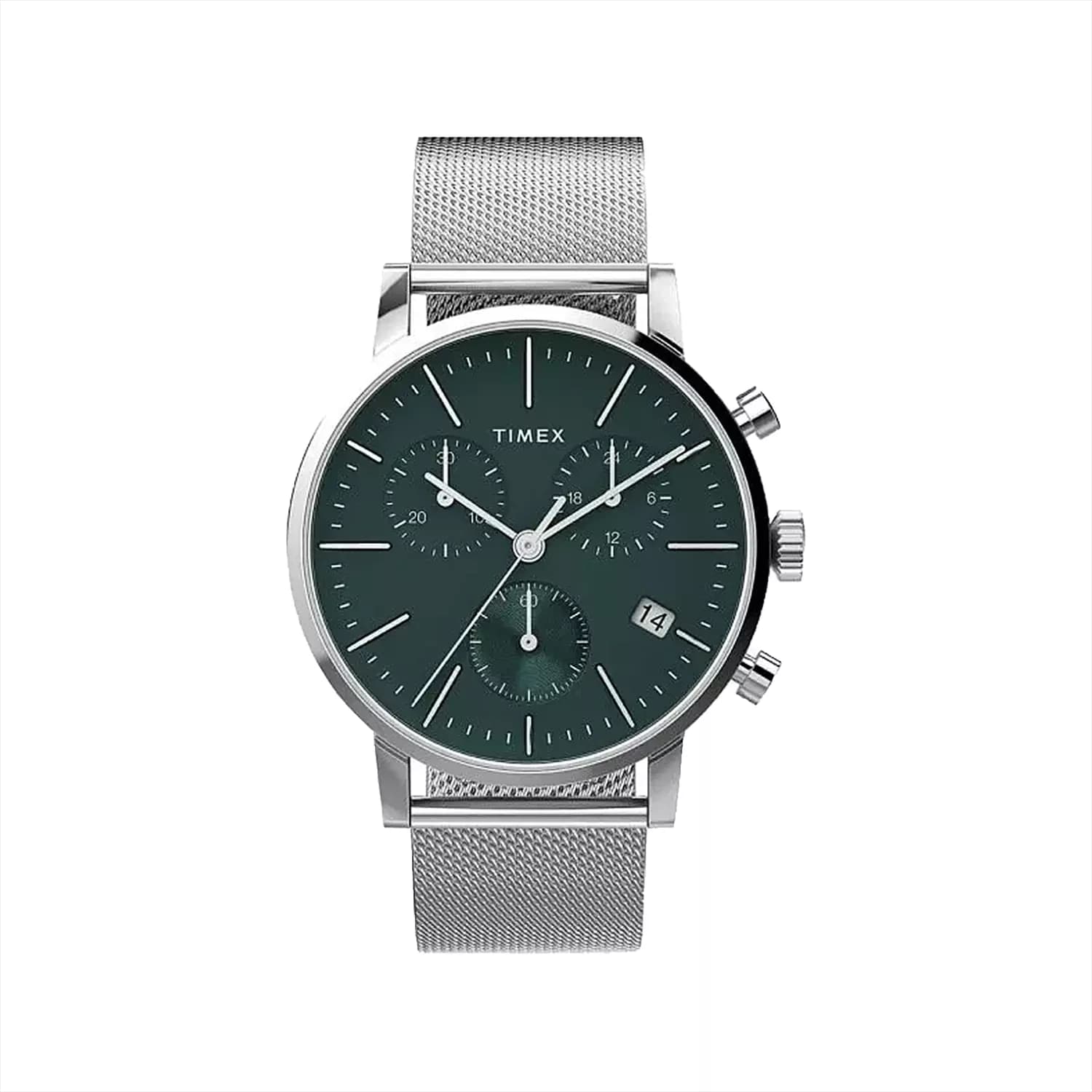 ساعت مچی مردانه تایمکس فلزی صفحه سبز TW2W43400