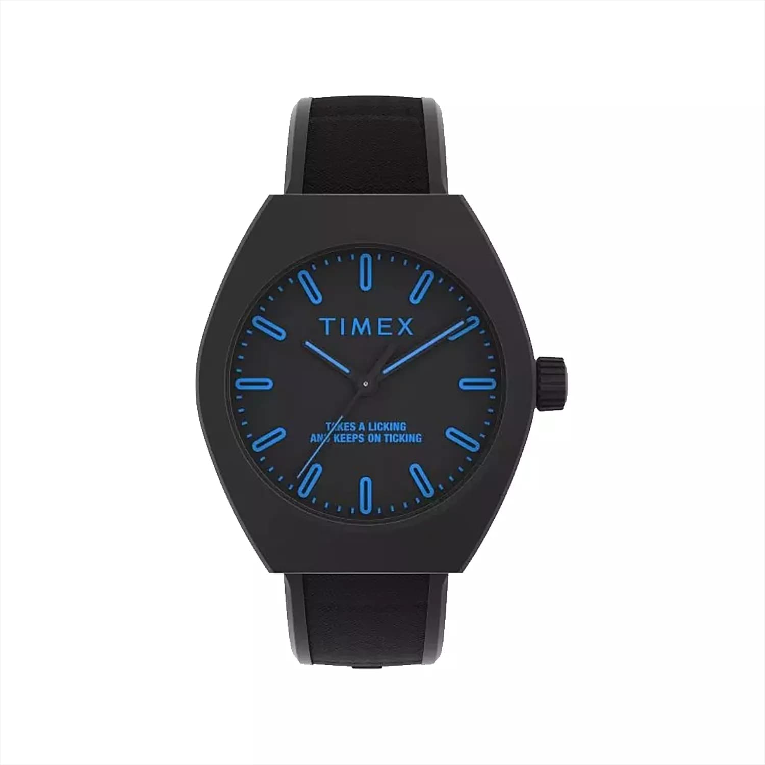 ساعت مچی یونیسکس تایمکس بند رابر مشکی TW2W42300 — تصویر ۴