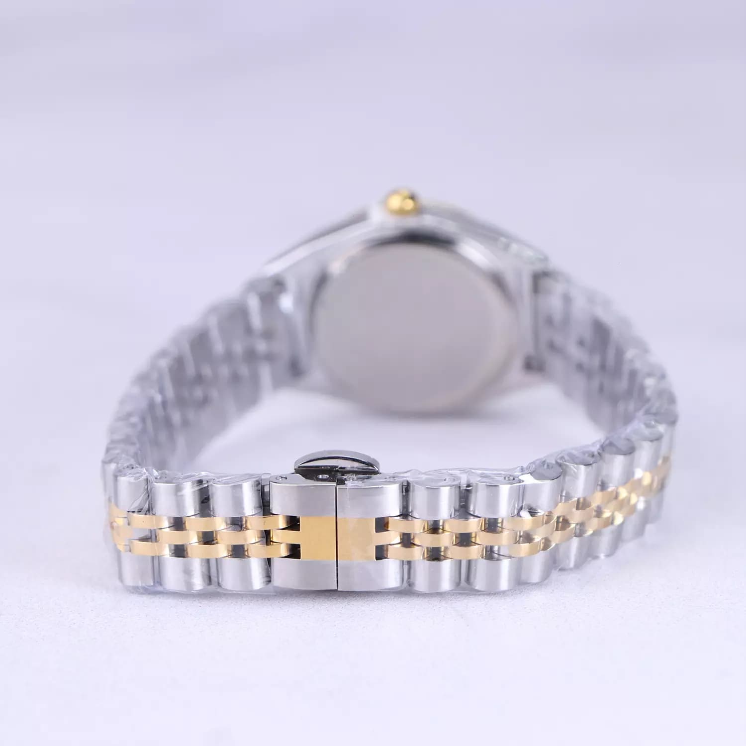 ساعت مچی عقربه ای اسپریت زنانه فلزی نقره ای طلایی L 4112/2 — تصویر ۵