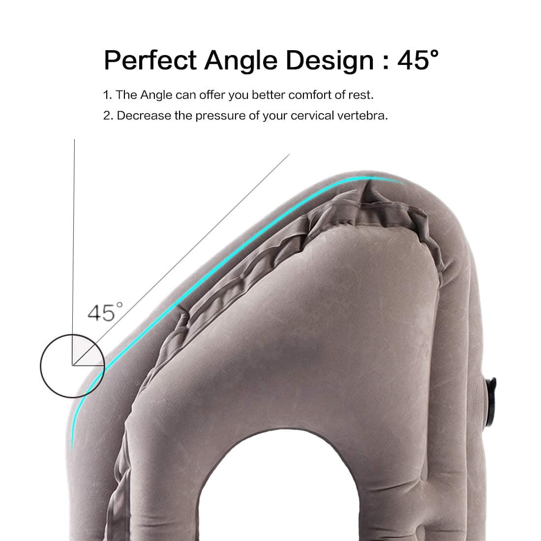 بالشت مسافرتی مدل Inflatable Travel Pillow — تصویر ۶
