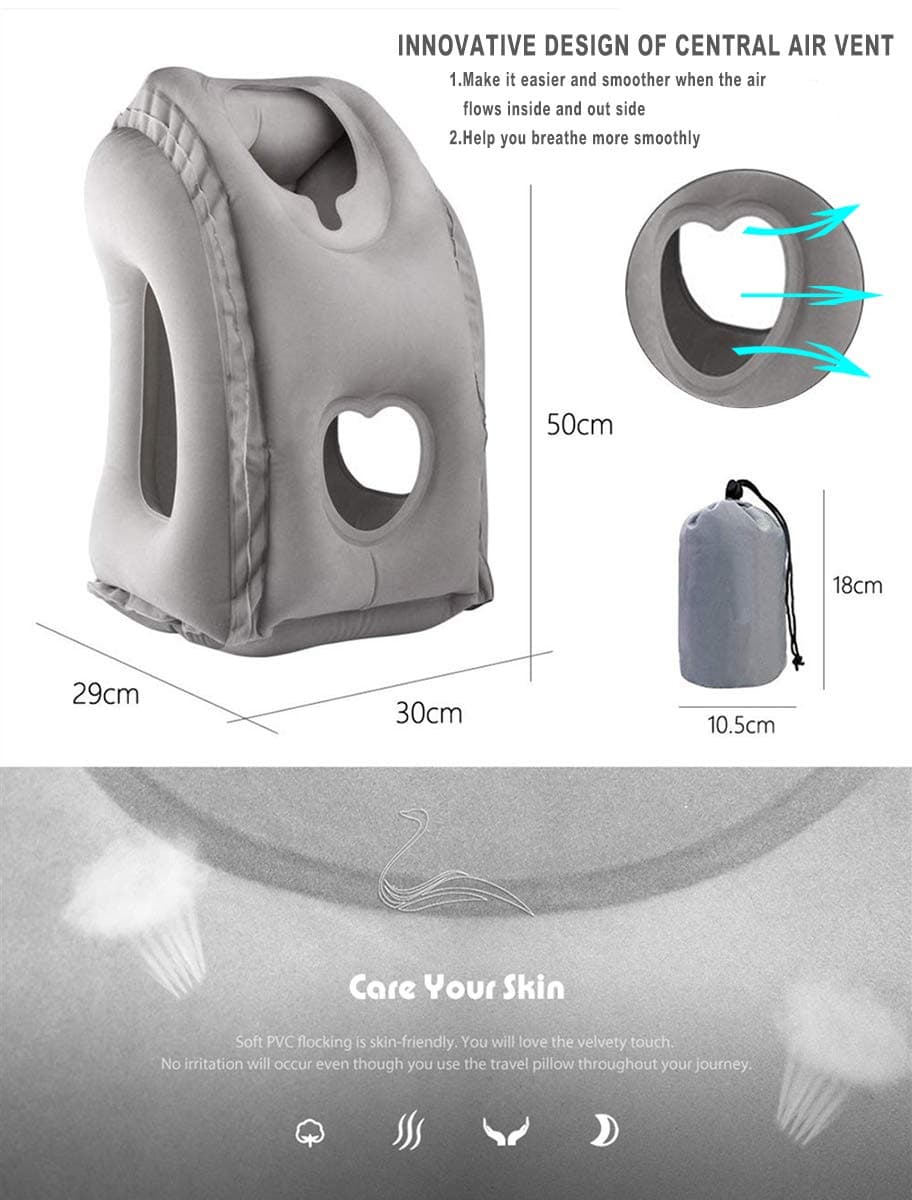 بالشت مسافرتی مدل Inflatable Travel Pillow — تصویر ۹