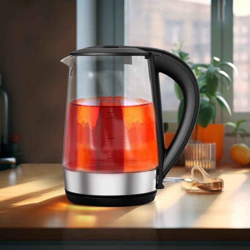 کتری برقی لپرسو مدل LePresso 360 Transparent Quick-Boil Glass Kettle LPRGKTBK — تصویر ۹