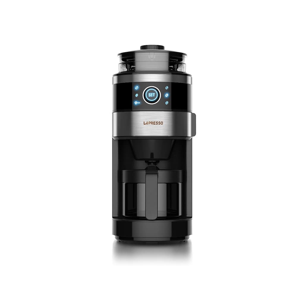 قهوه ساز و آسیاب قهوه لپرسو مدل LePresso Bean Grinder Coffee Brewing Machine 6 Cups Glass Carafe LP6DCMBK