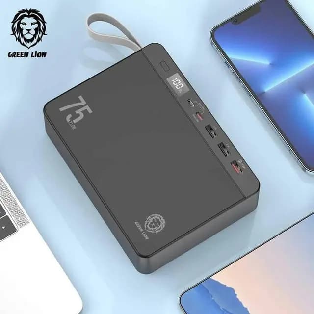 پاور بانک گرین لاین مدل GREEN LION GNPRVLTPB75 POWER VOLT 75000MAH — تصویر ۸