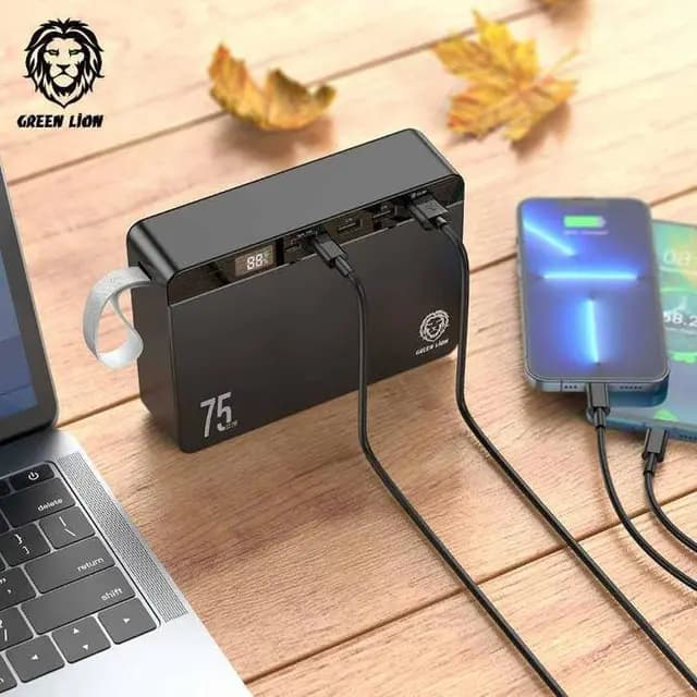 پاور بانک گرین لاین مدل GREEN LION GNPRVLTPB75 POWER VOLT 75000MAH — تصویر ۶