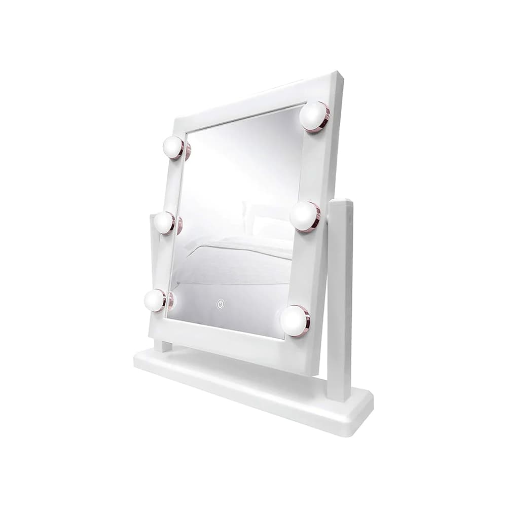 آینه آرایشی گرین لاین مدل Green Lion Brightening 6 Led Makeup Mirror GNBR6LEDMIR